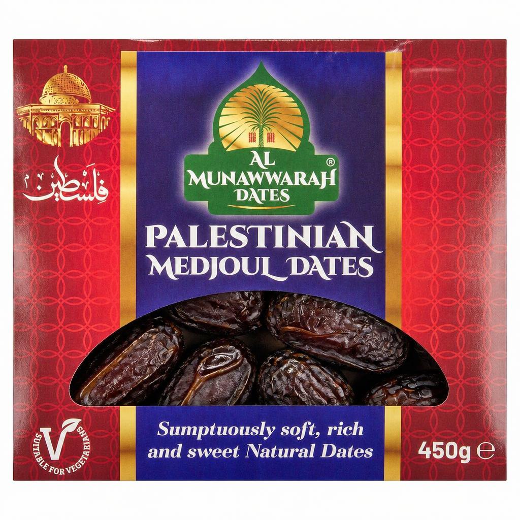 Al MUNAWWARAH PALESTIAN MEDJOOL DATES 450G
