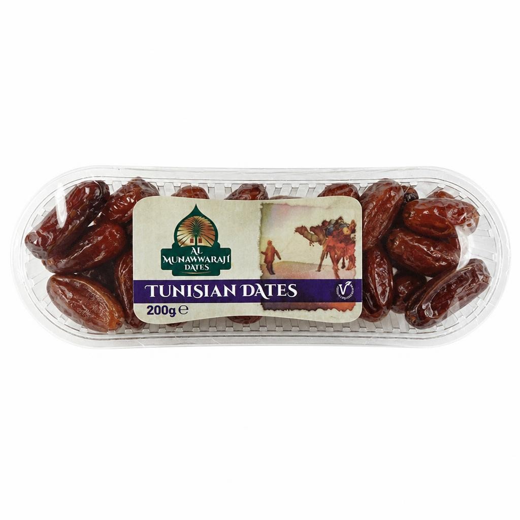 Al MUNAWWARAH DATES KHOUAT ALLIG TUNISIAN DATES 200G