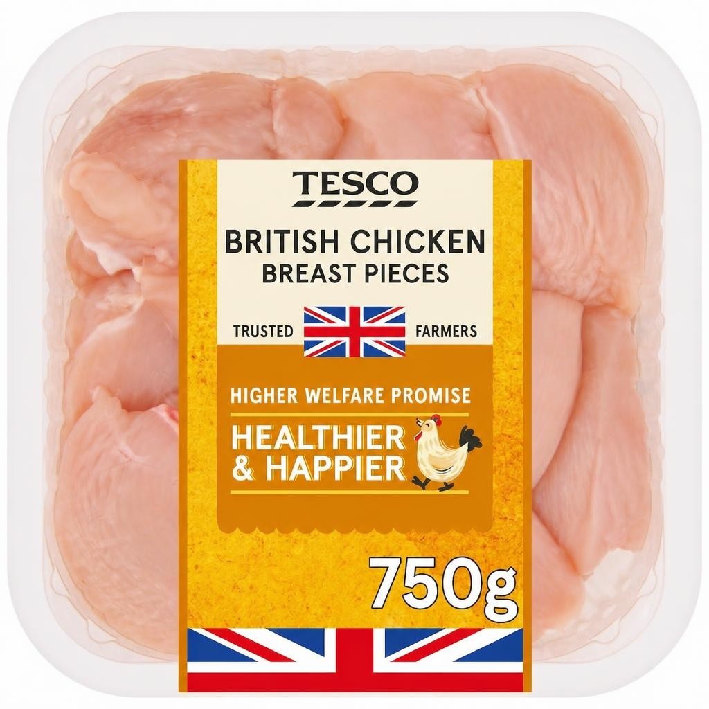 Tesco Chicken Breast Pieces 750g