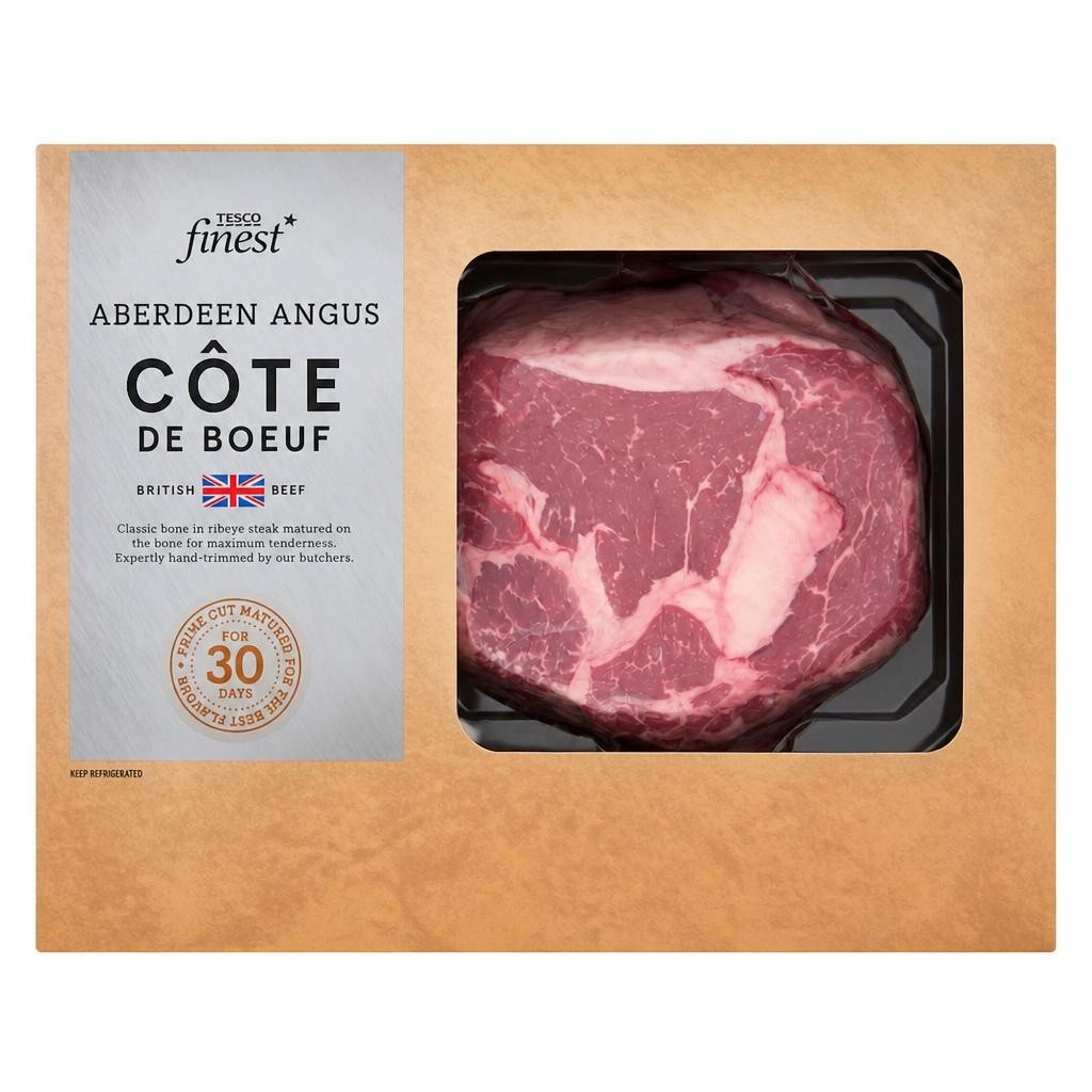 Tesco Finest 30 Day Matured AA Cote Du Boeuf Sharing Steak