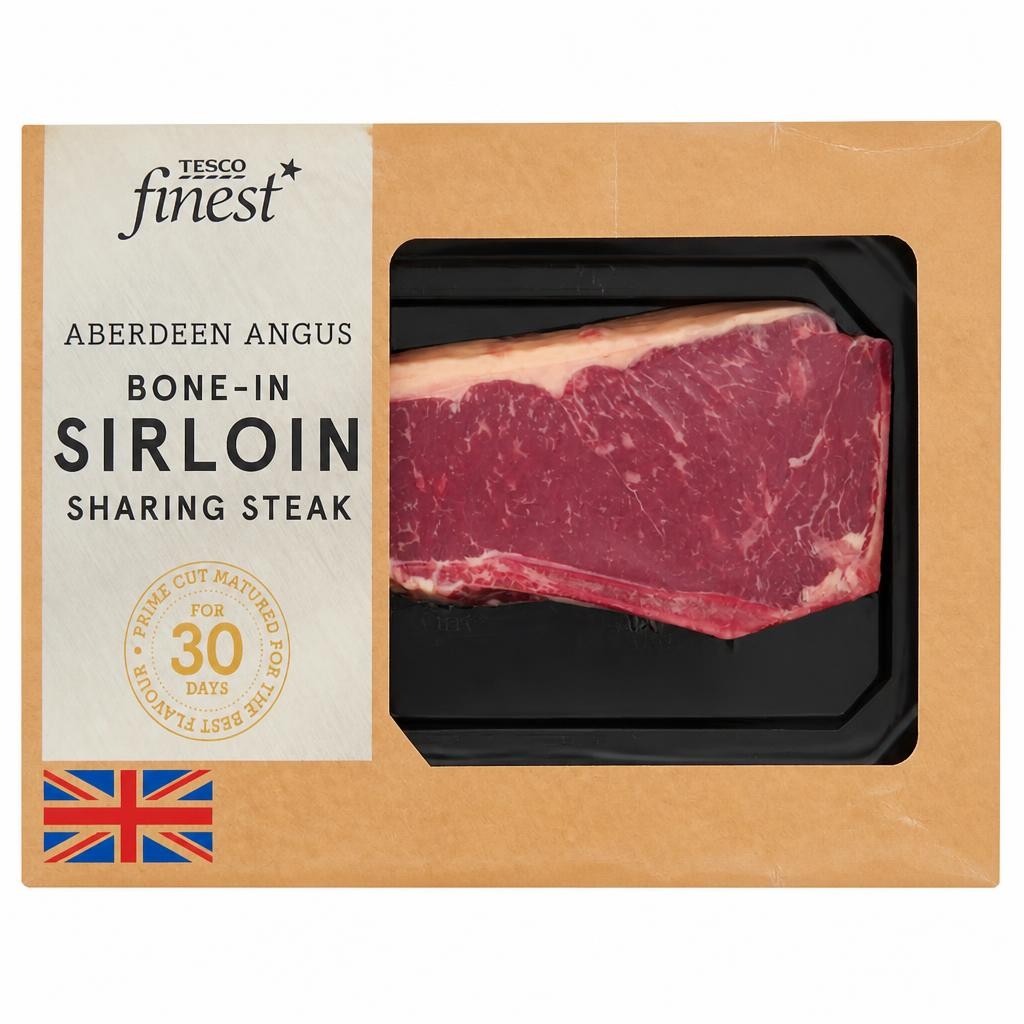 Tesco Finest AA Bone In Sirloin Sharing Steak