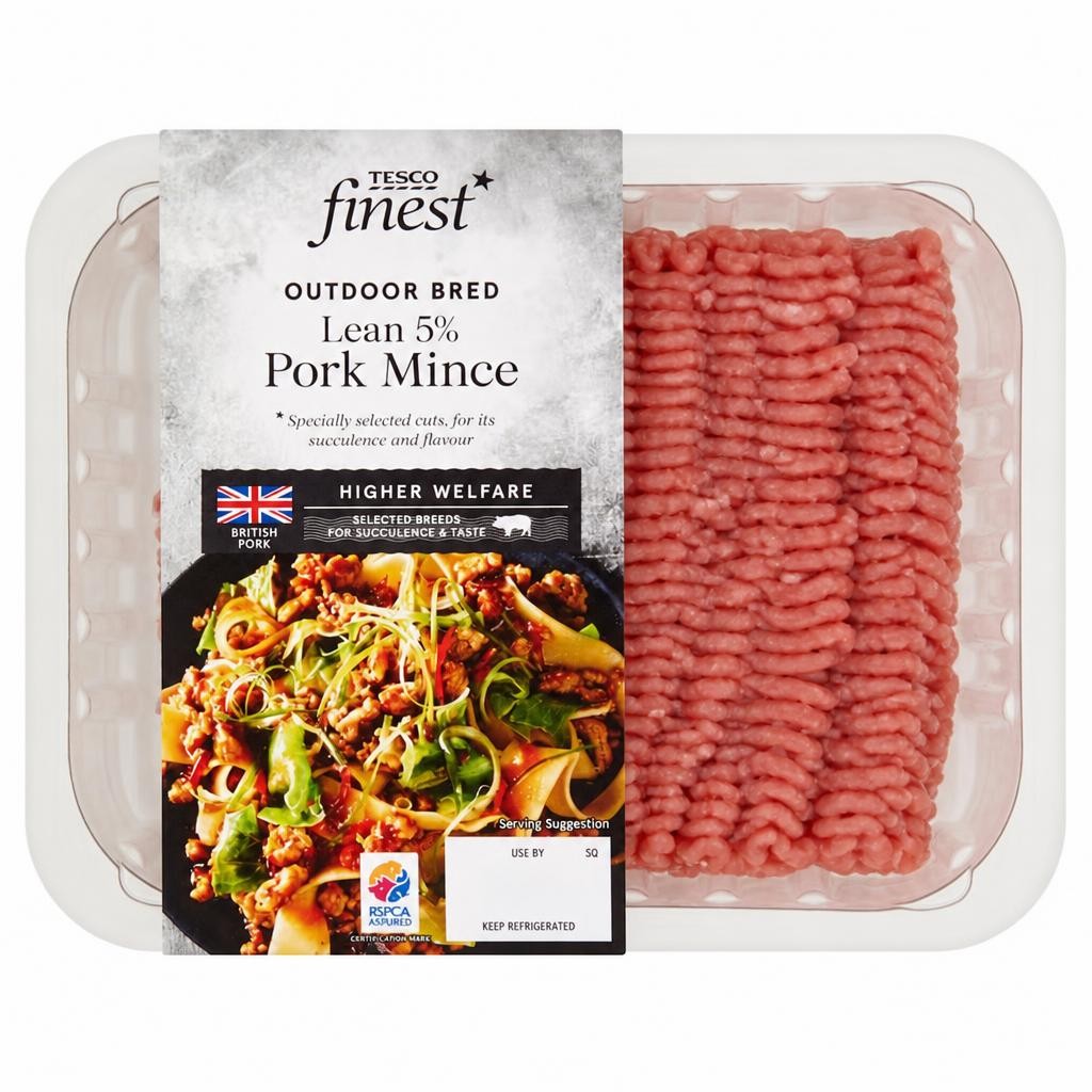 Tesco Finest 5% Pork Mince 500g