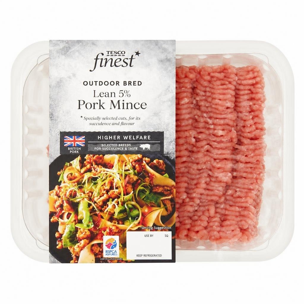 Tesco Finest 5% Pork Mince 500g