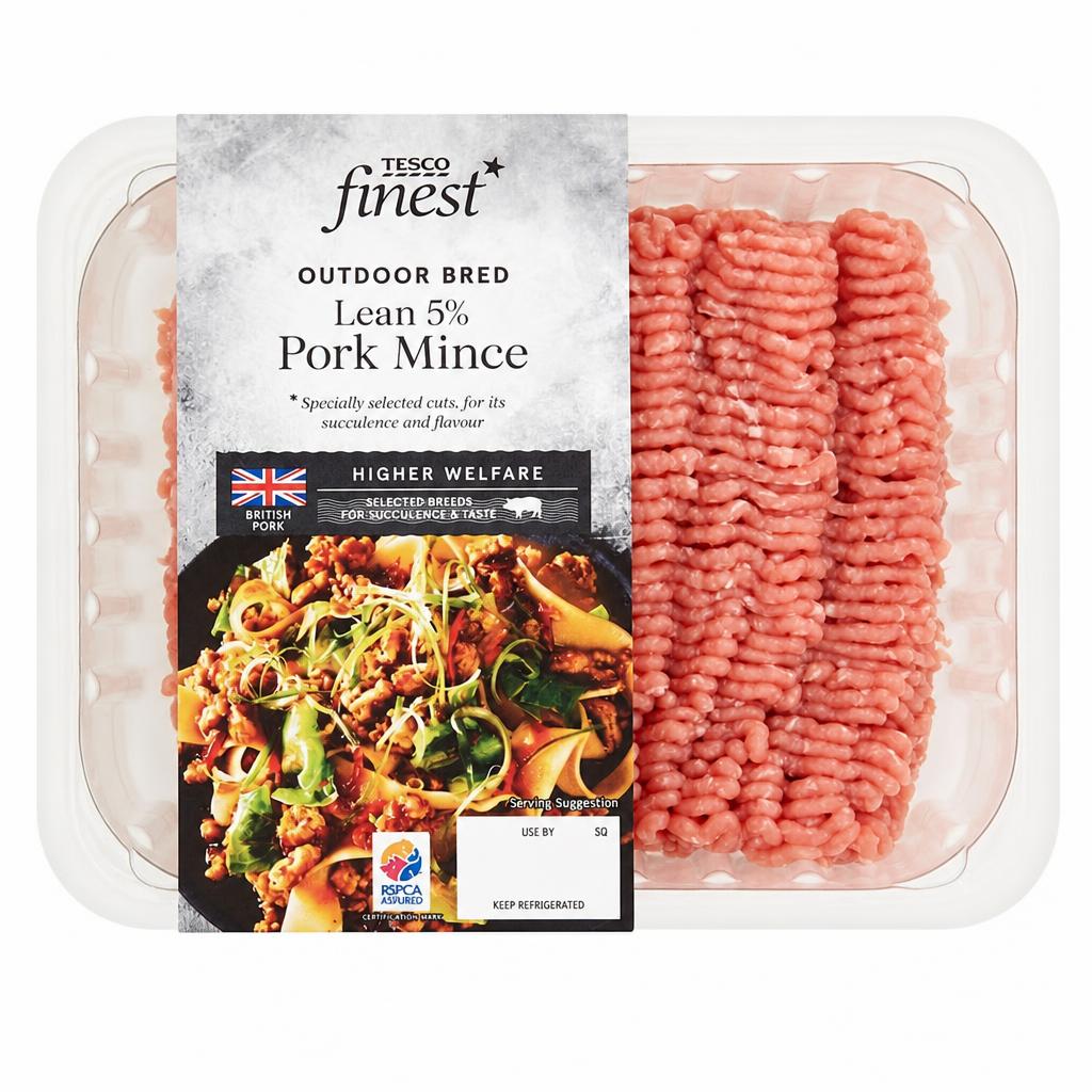 Tesco Finest 5% Pork Mince 500g