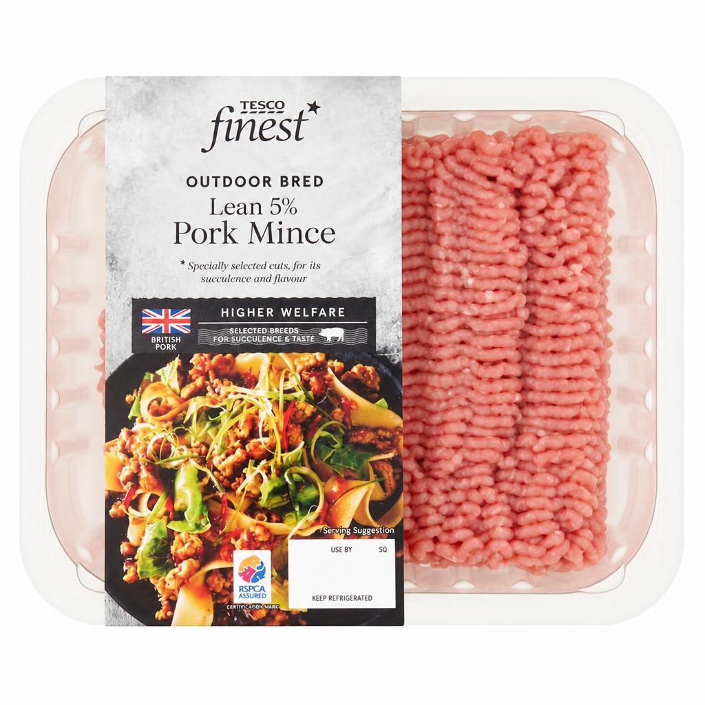 Tesco Finest 5% Pork Mince 500g