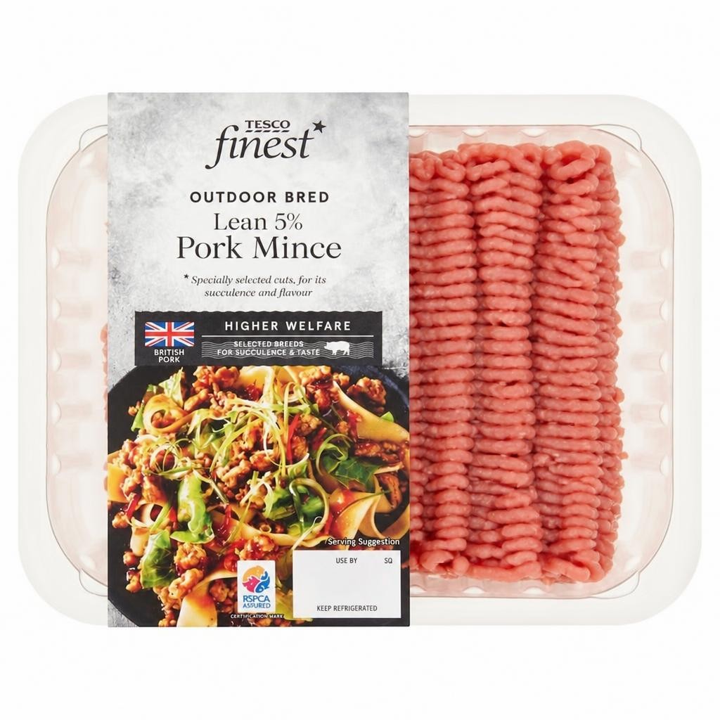 Tesco Finest 5% Pork Mince 500g