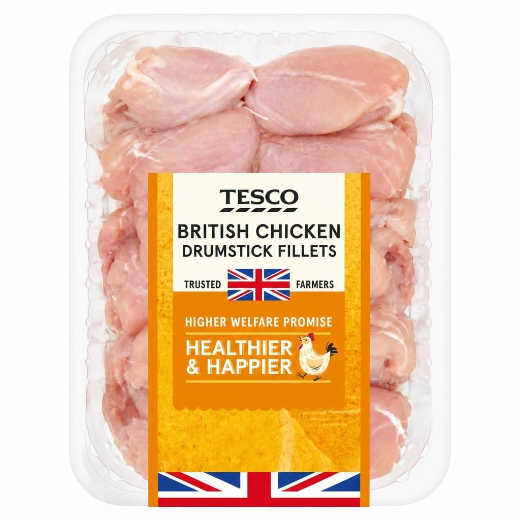 Tesco British Chicken Drumstick Fillets 600g