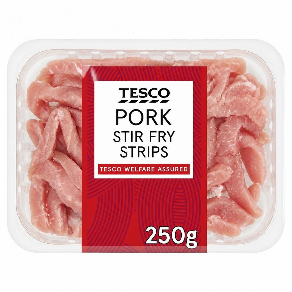 Tesco Pork Stir Fry Strips 250g