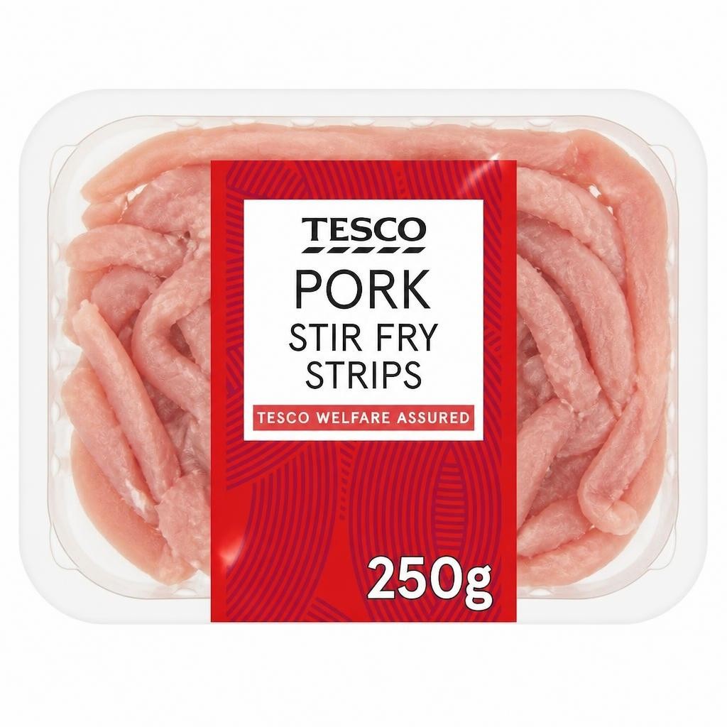 Tesco Pork Stir Fry Strips 250g