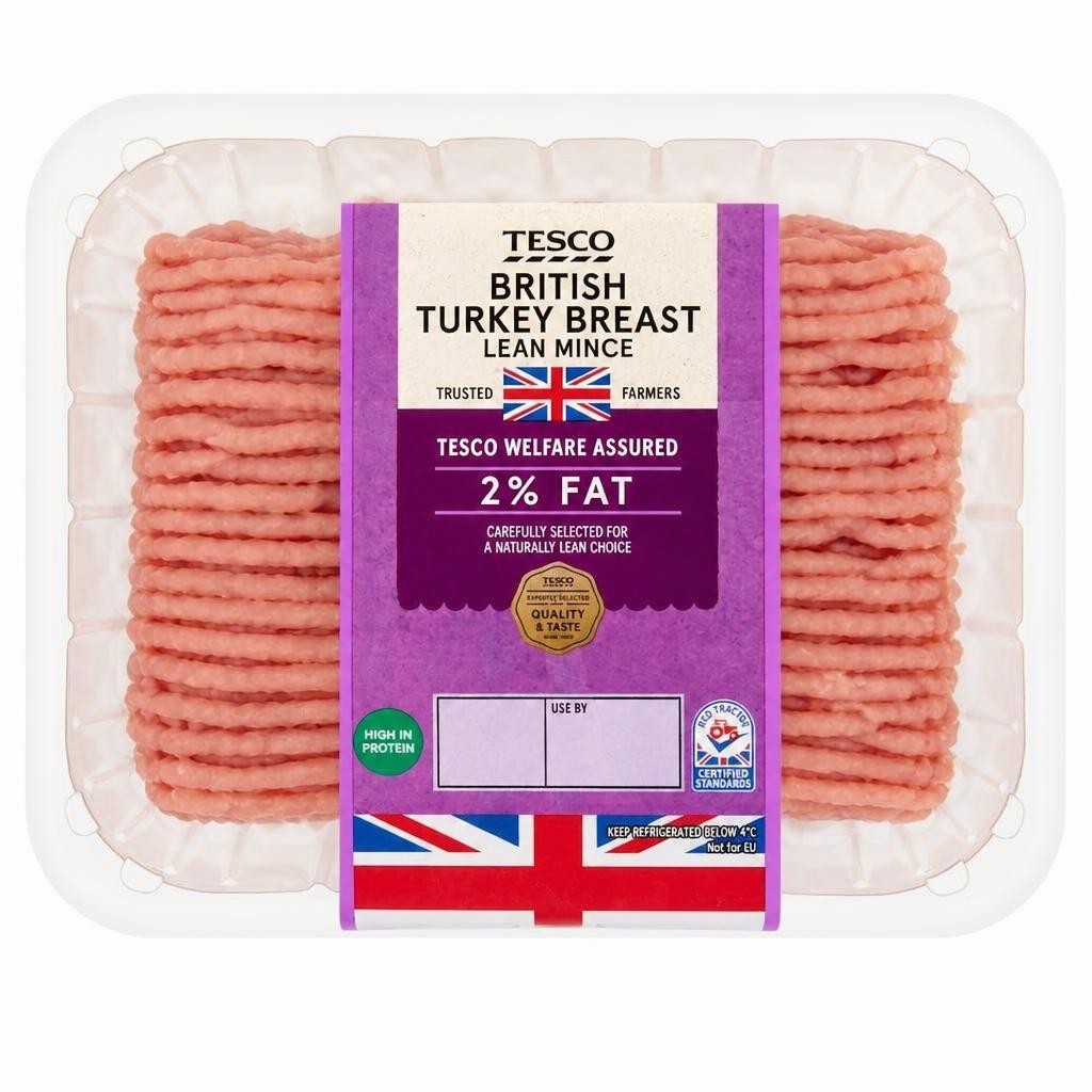 Tesco British Turkey Breast Mince 2% Fat 500G