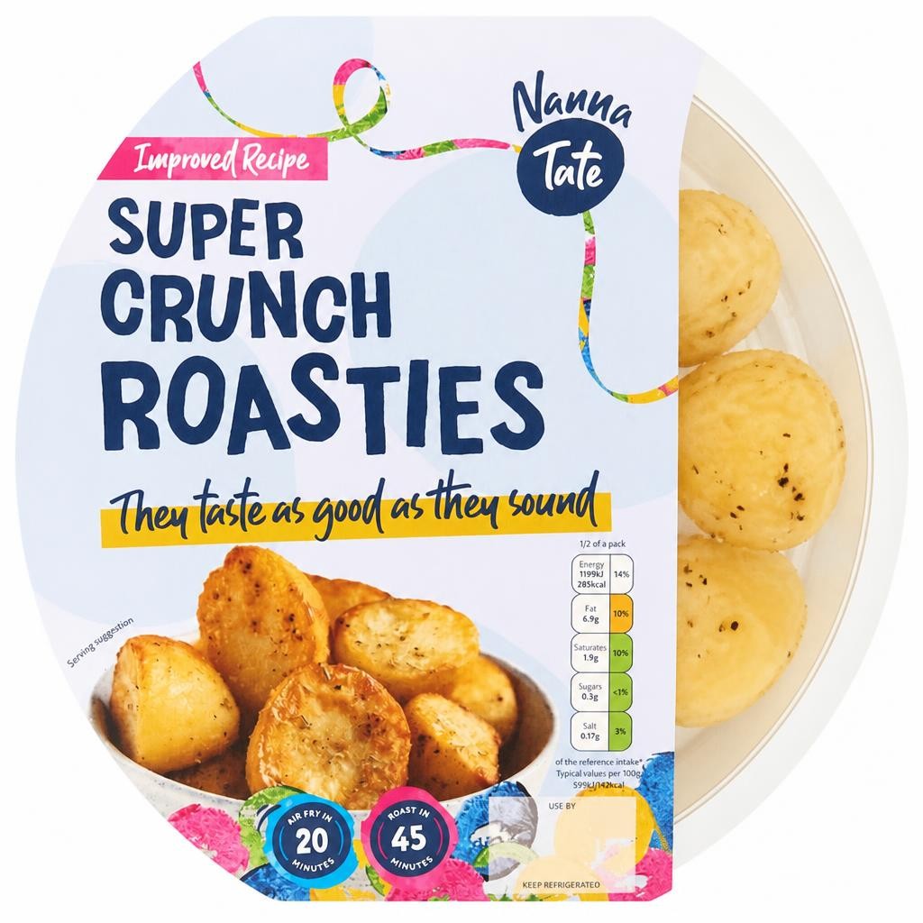 Nanna Tate Crunchy Roasts 450g