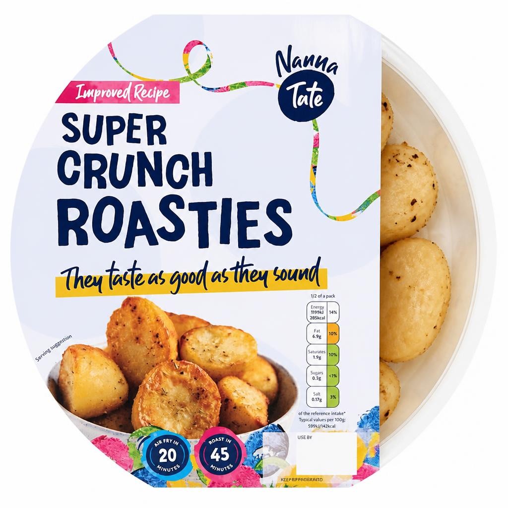 Nanna Tate Crunchy Roasts 450g