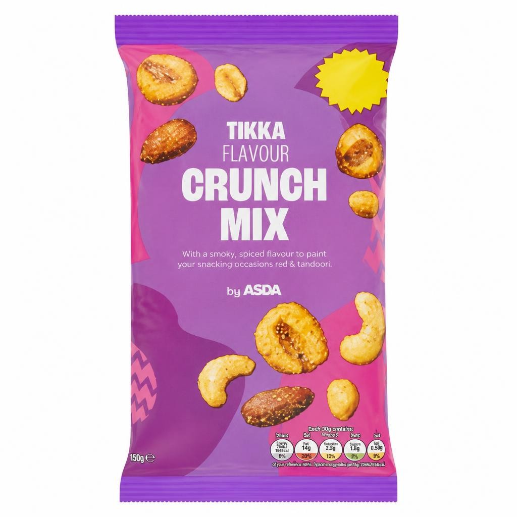 ASDA Tikka Flavour Crunch Mix 150g