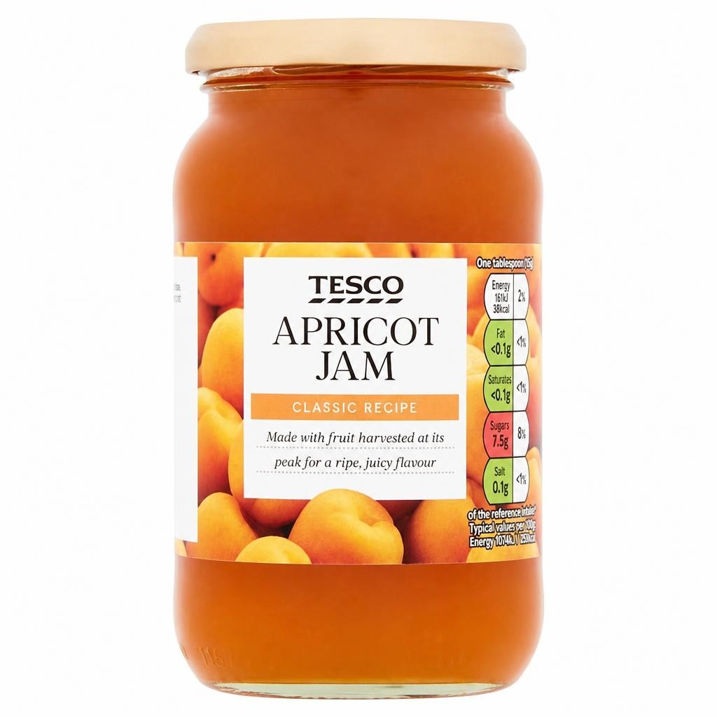 Tesco Apricot Jam 454G