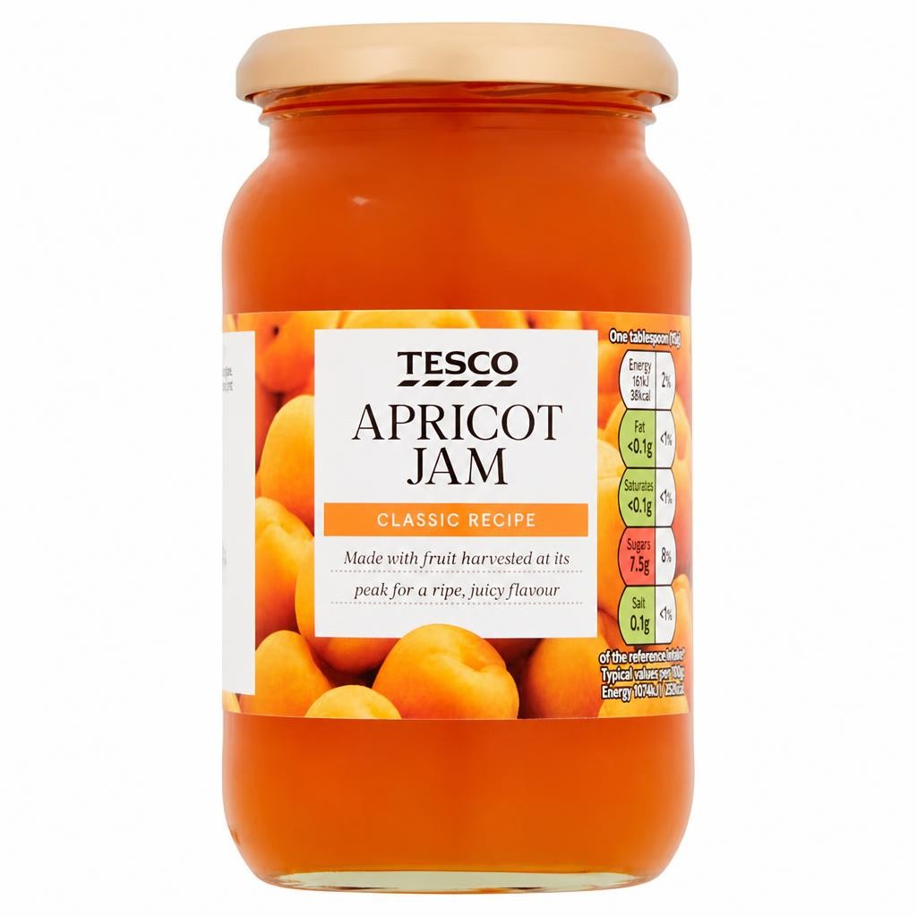 Tesco Apricot Jam 454G
