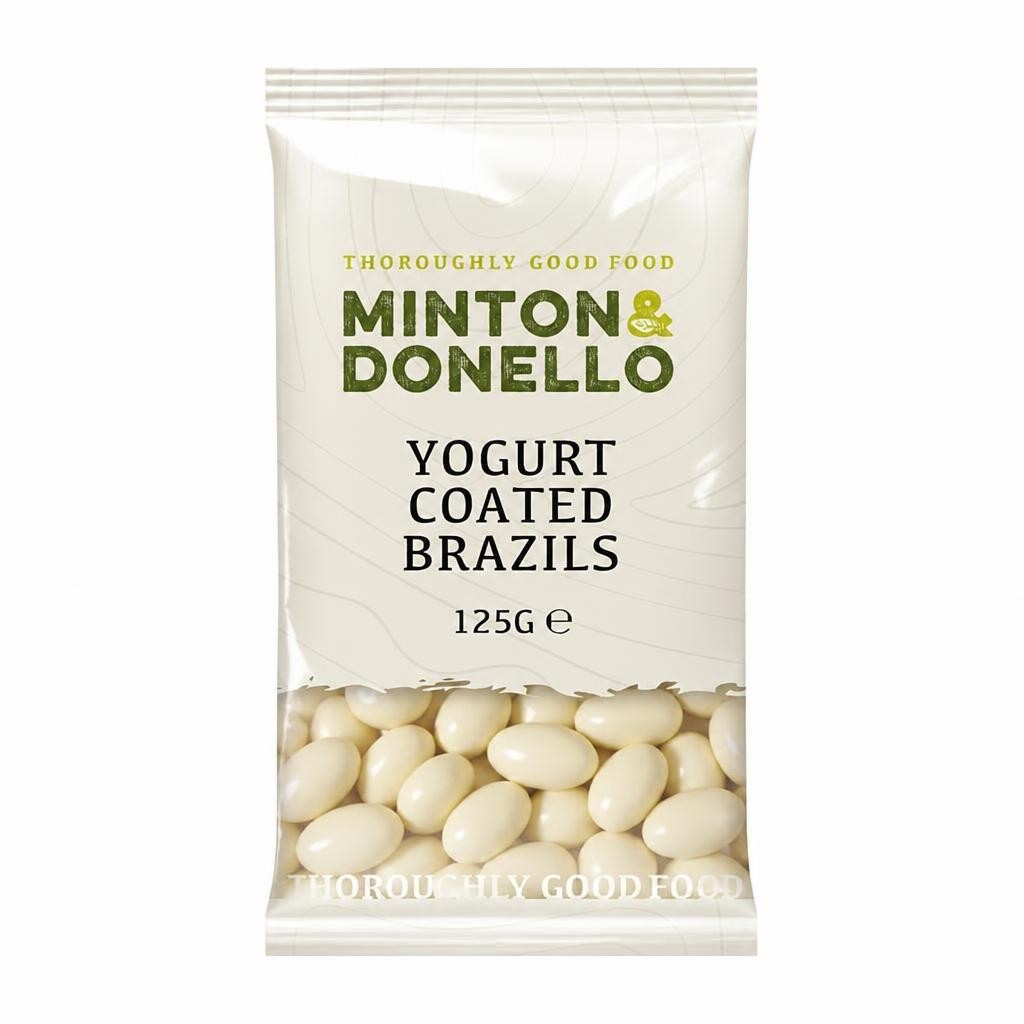 Minton & Donello Yoghurt Coated Brazil Nuts 6 x 125g
