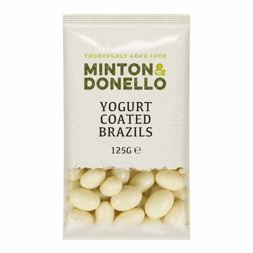 Minton & Donello Yoghurt Coated Brazil Nuts 6 x 125g