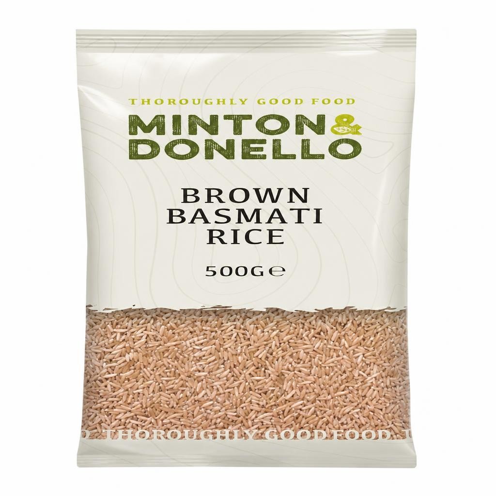 Minton & Donello Brown Basmati Rice 6 x 500g | Multi