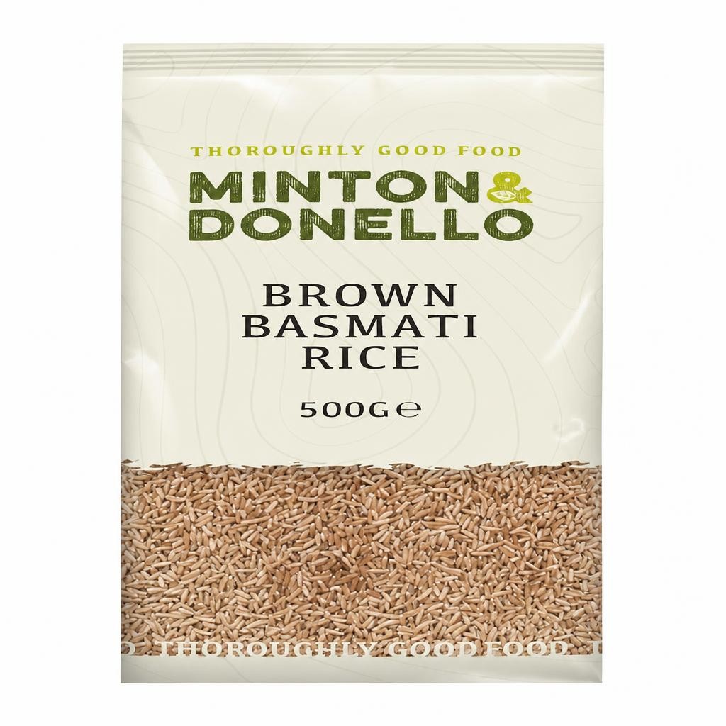 Minton & Donello Brown Basmati Rice 6 x 500g
