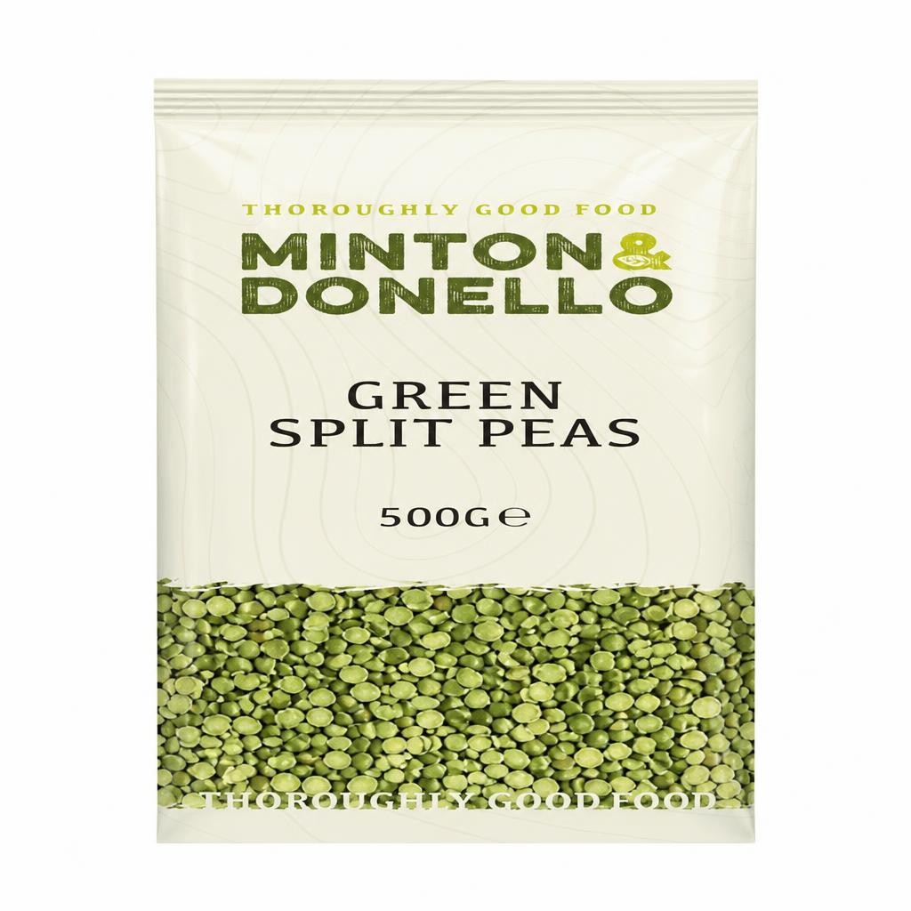 Minton & Donello Green Split Peas 6 x 500g | Multi