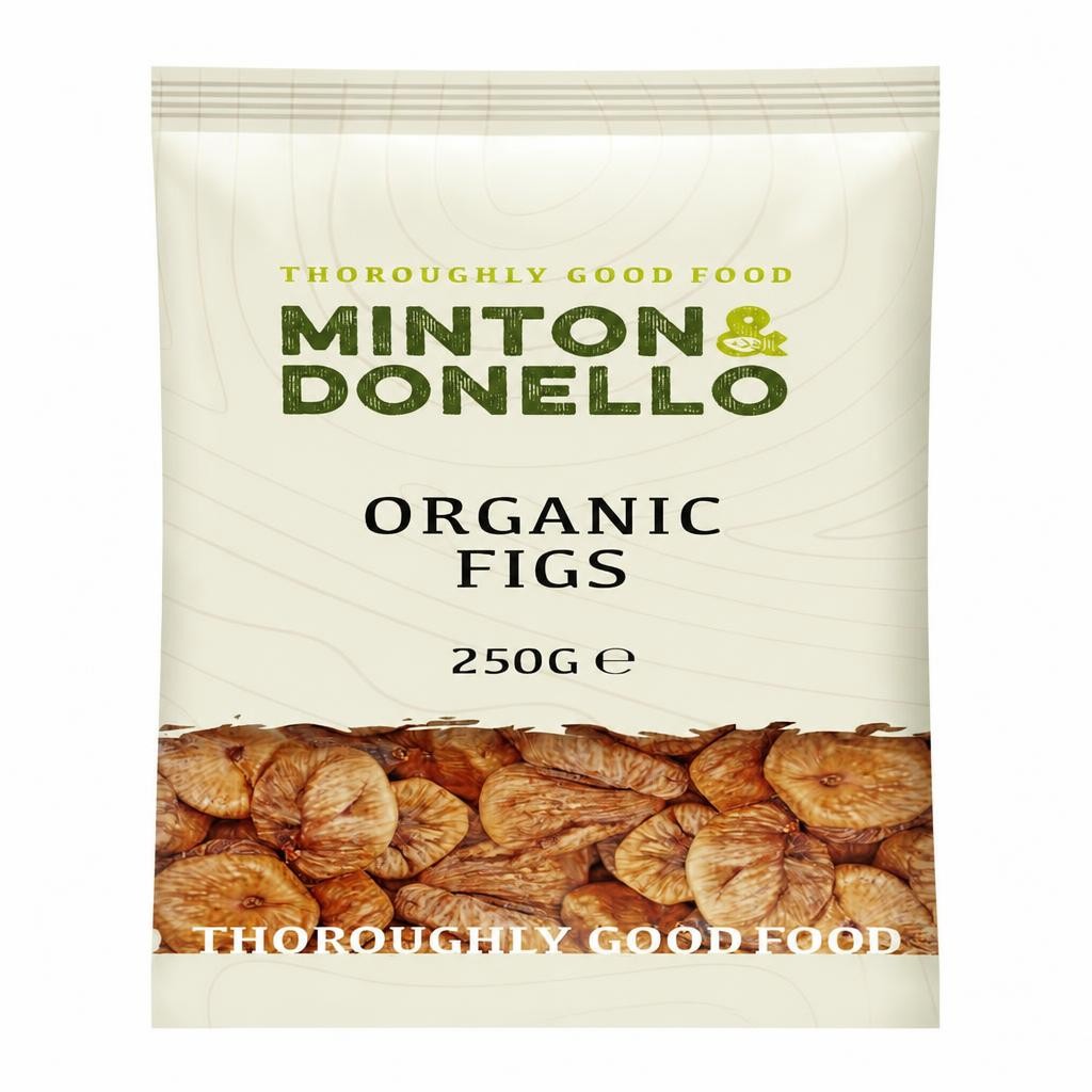 Minton & Donello Organic Figs 6 x 250g