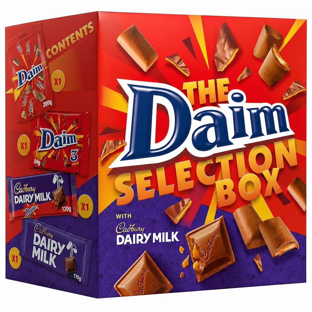 Daim & Cadbury Dairy Milk Chocolate Selection Box