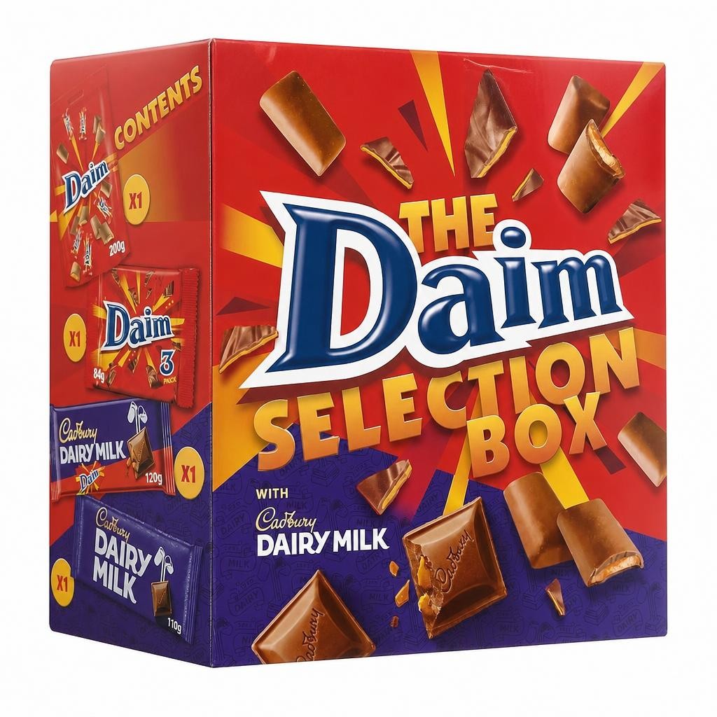 Daim & Cadbury Dairy Milk Chocolate Selection Box