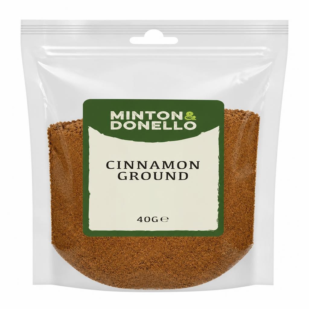 Minton & Donello Ground Cinnamon 10 x 40g