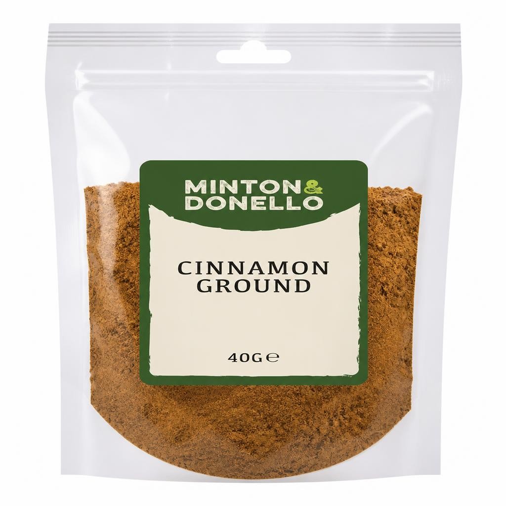 Minton & Donello Ground Cinnamon 10 x 40g