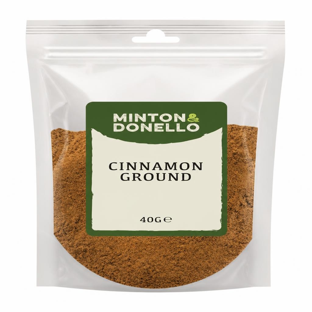 Minton & Donello Ground Cinnamon 10 x 40g
