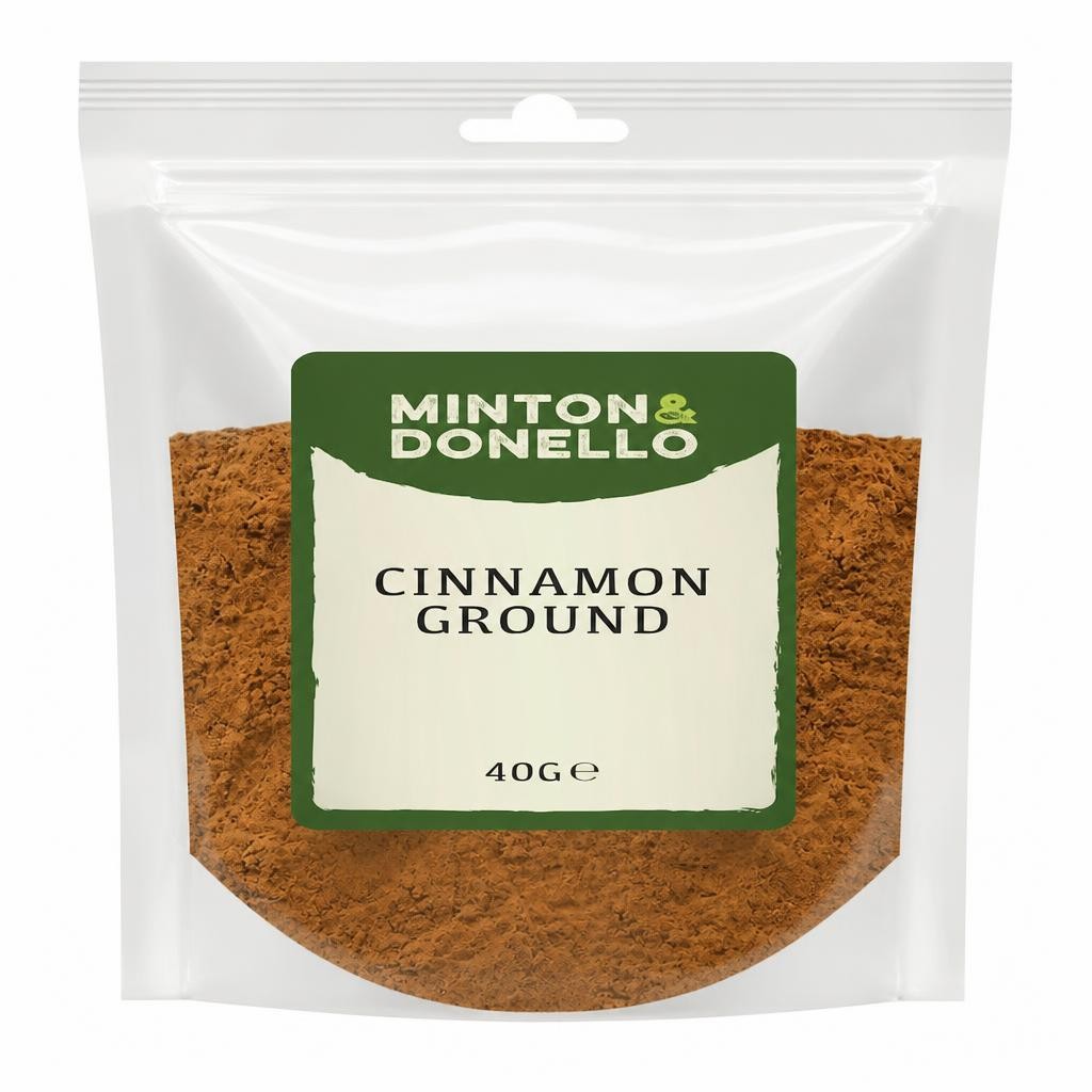 Minton & Donello Ground Cinnamon 10 x 40g