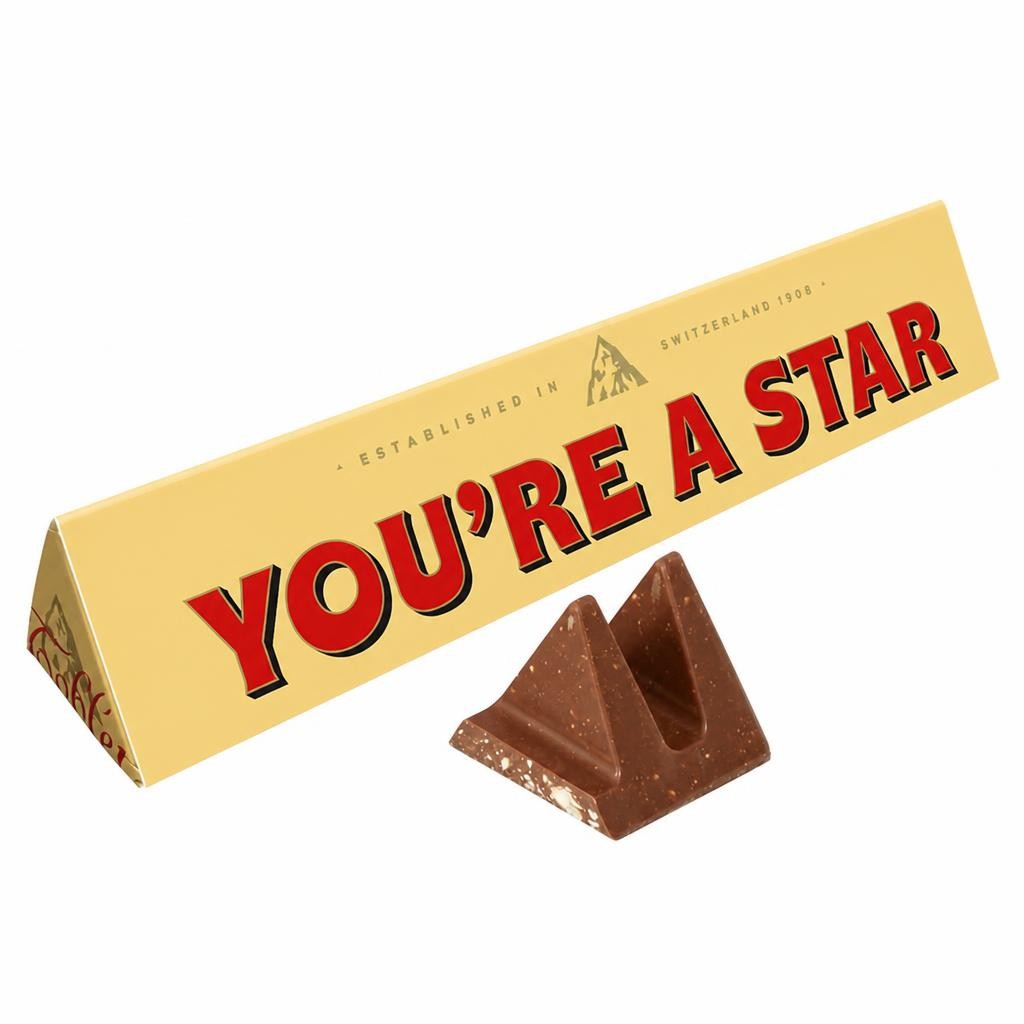 Toblerone You're A Star Gift Chocolate Gift Bar 360g