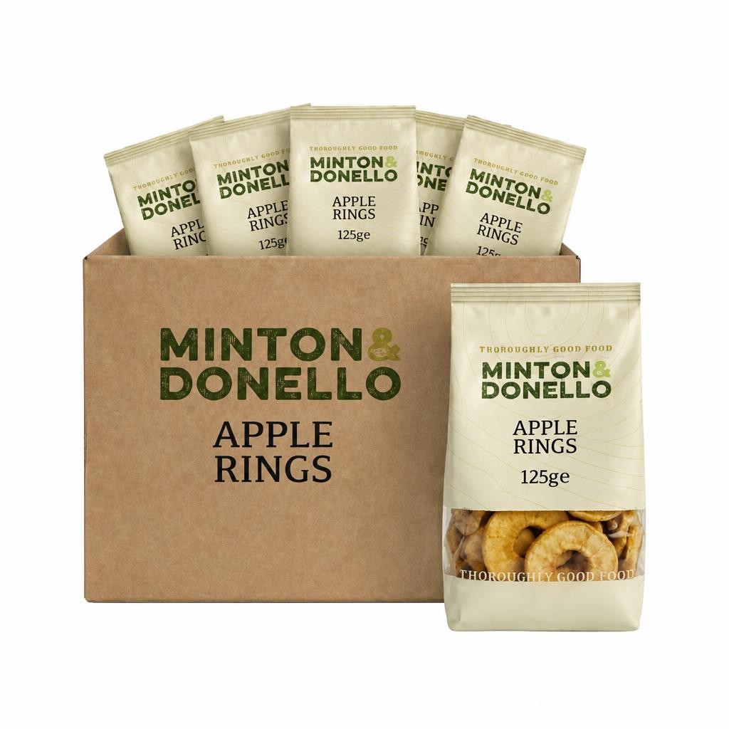Minton & Donello Apple Rings 6 x 125g