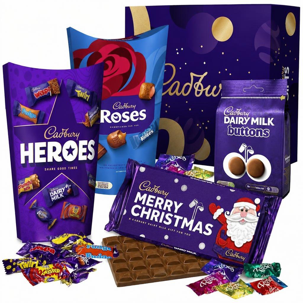 Cadbury Christmas Family Sharing Chocolate Hamper Medium