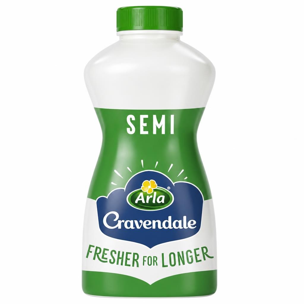 Cravendale Filtered Fresh Semi Skimmed Milk 1L Fresher for Longer