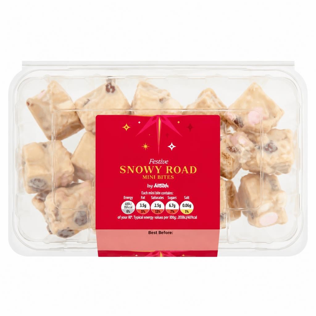 ASDA Festive Snowy Road Mini Bites 182g