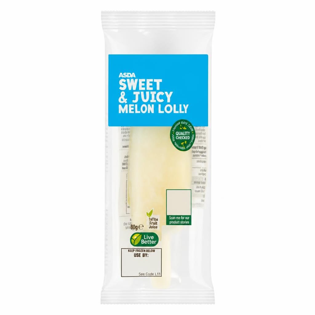 ASDA Sweet & Juicy Melon Lolly 80g