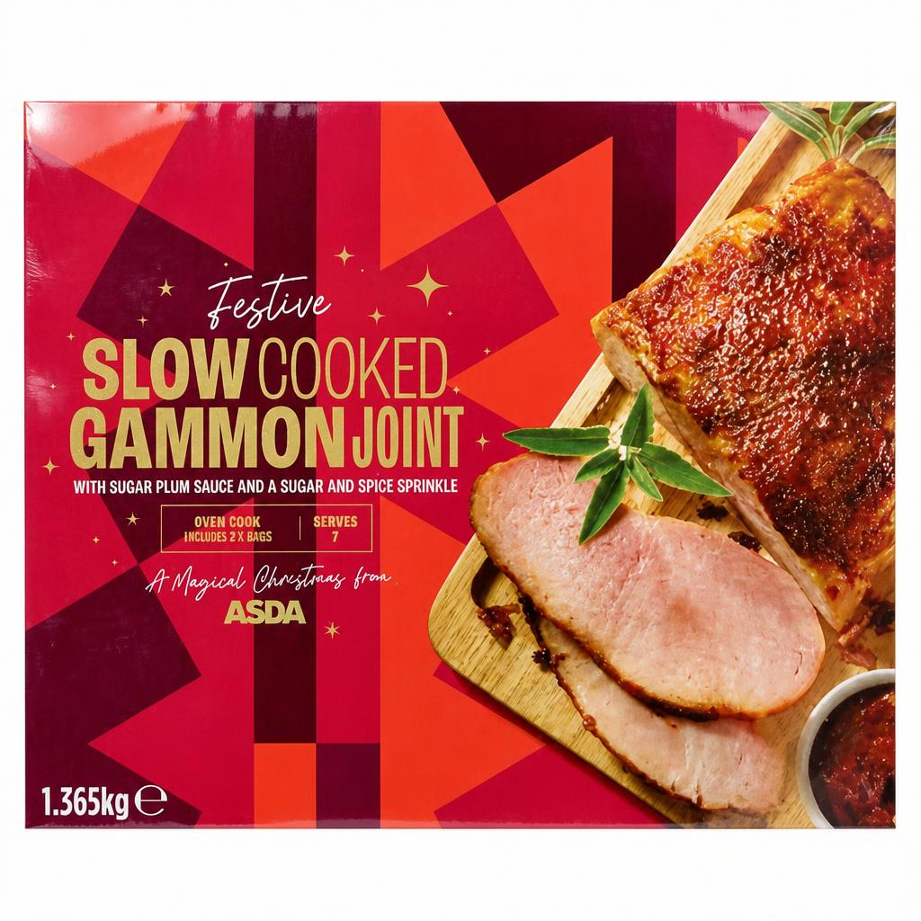 ASDA Slow Cooked Gammon Joint 1.365kg