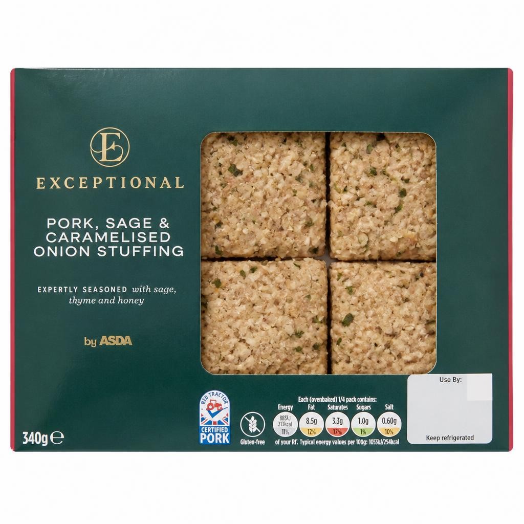 Exceptional by ASDA Pork, Sage & Caramelised Onion Stuffing 340g