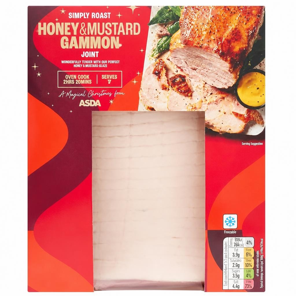 ASDA Simply Roast Honey & Mustard Gammon Joint 1.33kg