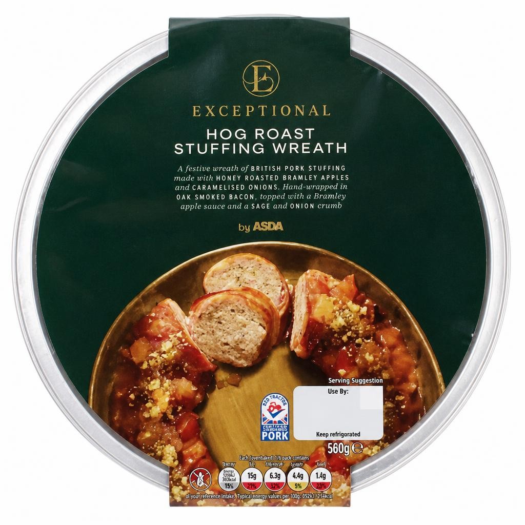 Exceptional by ASDA Hog Roast Stuffing Wreath 580g