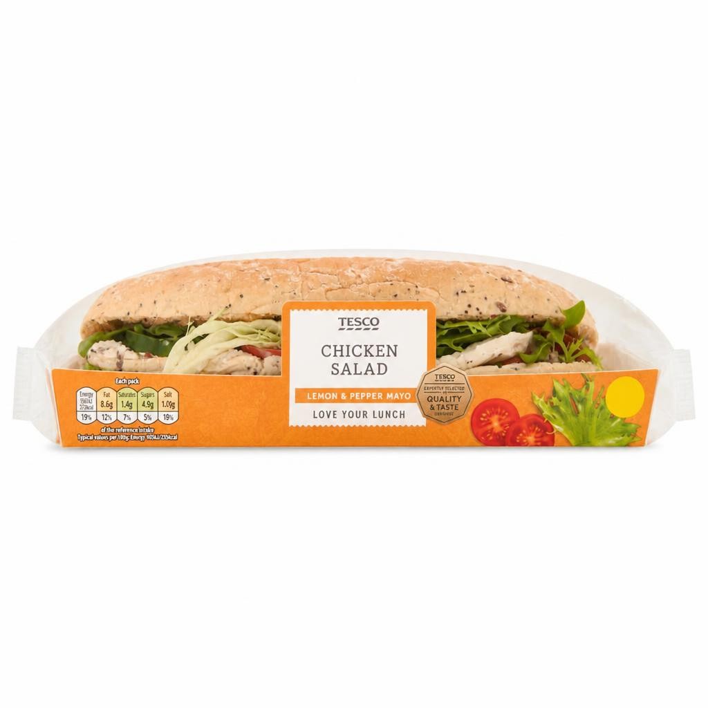 Tesco Chicken Salad Sub