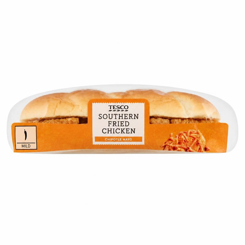 Tesco Southern Fried Chicken Sub - Chipotle Mayo