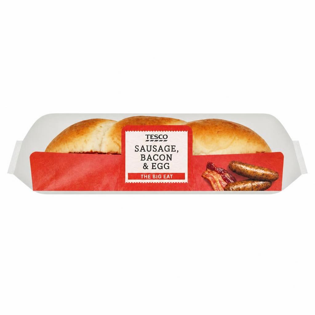 Tesco Sausage Bacon & Egg Sub