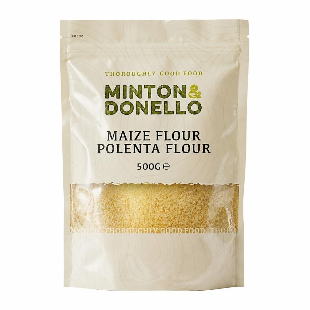 Minton & Donello Maize Flour Polenta Flour 6 x 500g | Multi