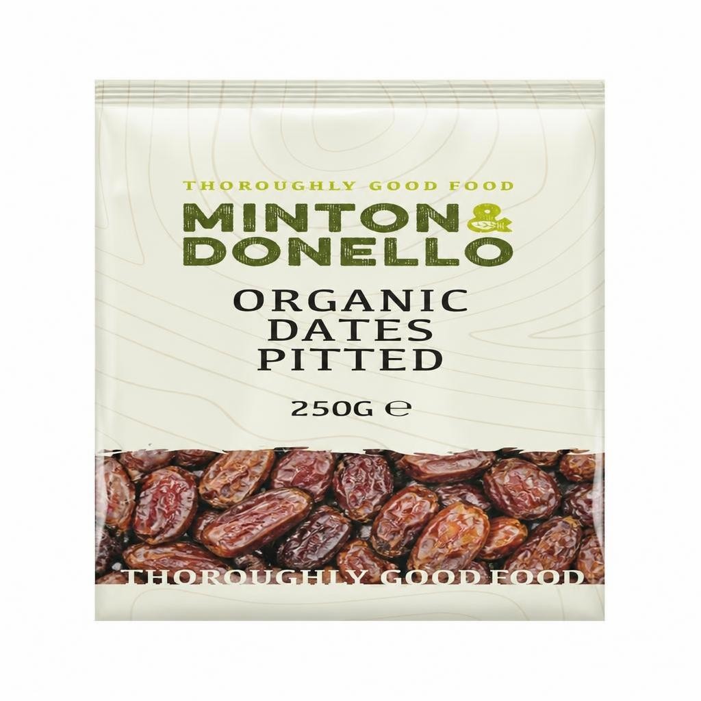 Minton & Donello Organic Pitted Dates 6 x 250g