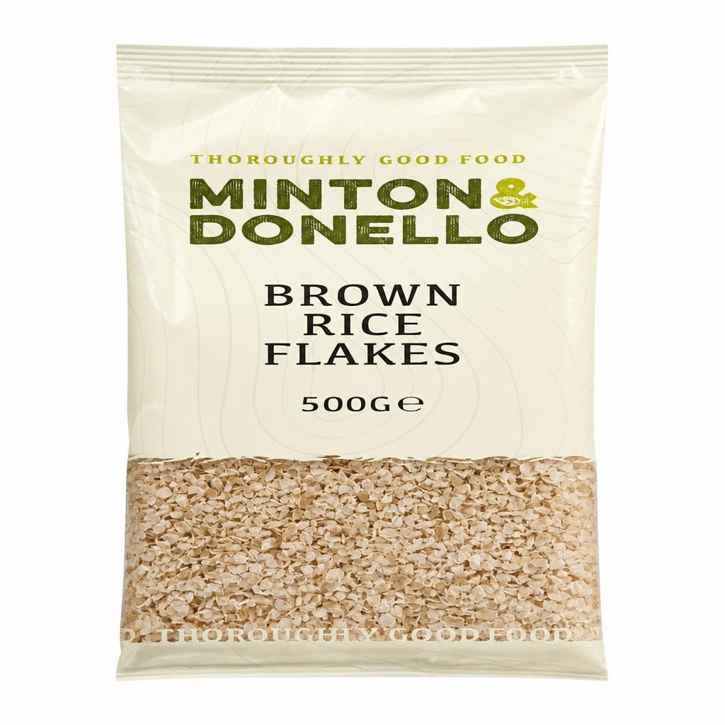 Minton & Donello Brown Rice Flakes 6 x 500g
