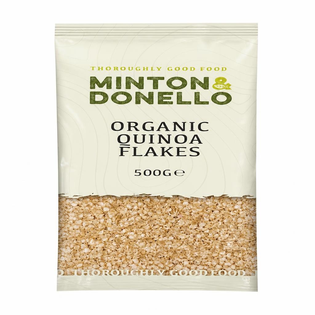 Minton & Donello Organic Quinoa Flakes 6 x 500g | Multi