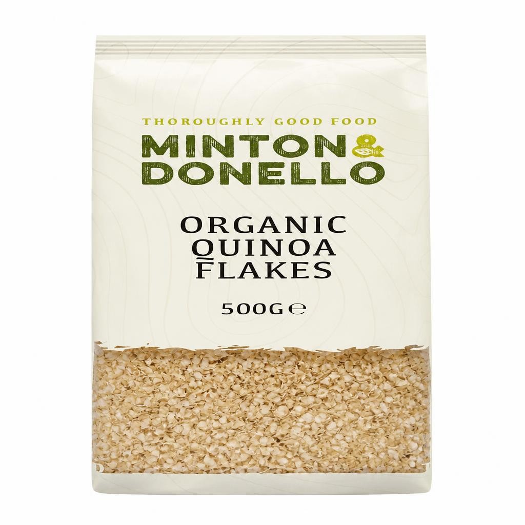 Minton & Donello Organic Quinoa Flakes 6 x 500g | Multi