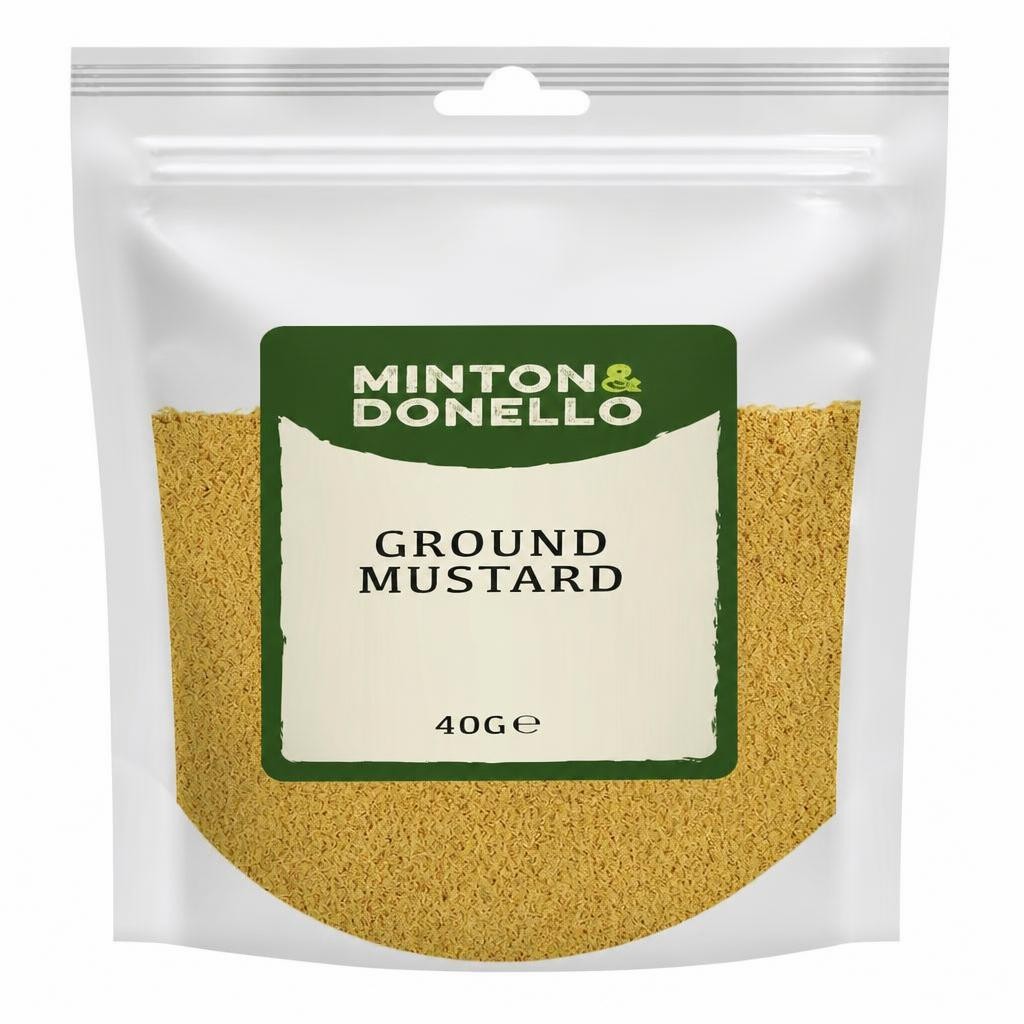 Minton & Donello Ground Mustard 10 x 40g